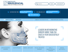 Tablet Screenshot of institutomaxilofacial.com